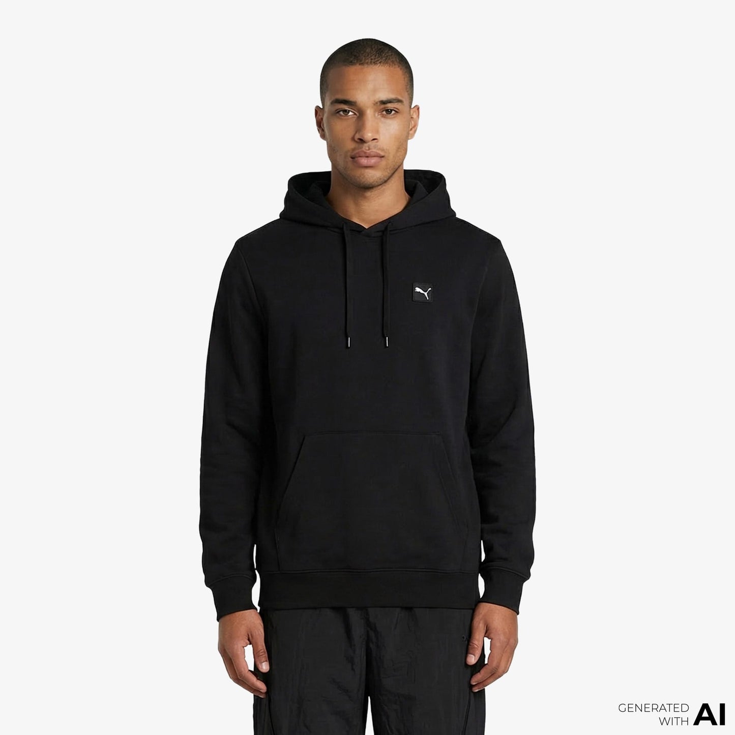 Puma Essentials Elevated Erkek Siyah Sweatshirt