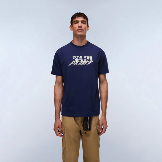 Napapijri S-lodestar Erkek Lacivert T-shirt