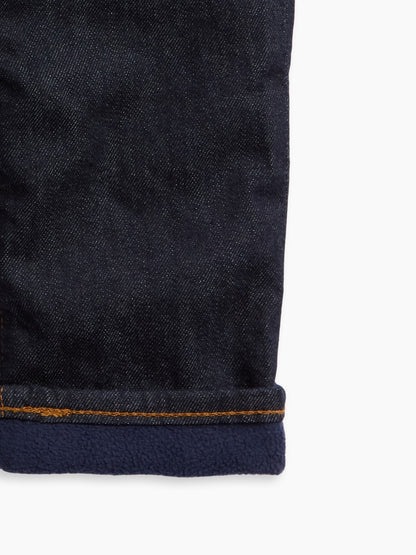 Koyu Mavi Cozy Astarlı Original Straight Jean Pantolon