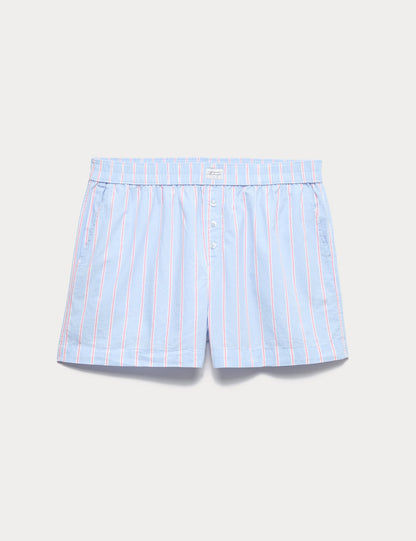 Çizgili Pijama Şortu