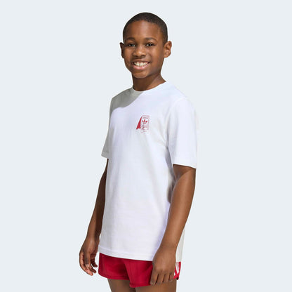 Adidas Loose Çocuk Beyaz T-shirt