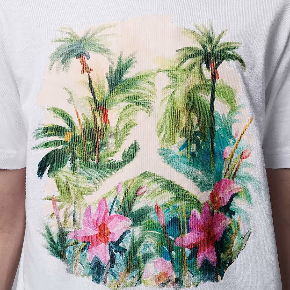 Jordan Poolside Jumpman Çocuk Beyaz T-shirt