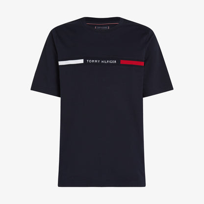 Tommy Hilfiger Brand Love Erkek Lacivert T-shirt