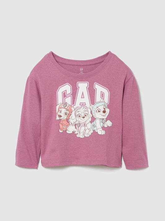 Pembe Paw Patrol Logo T-shirt