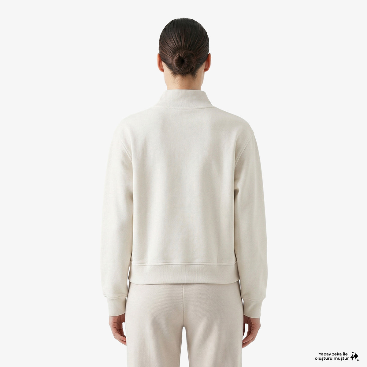 Anta Fearless Trip Kadın Beyaz Sweatshirt