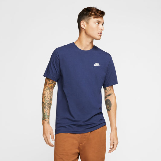 Nike Sportswear Club Erkek Mavi T-shirt