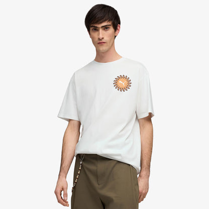 Puma Sunset Drive Relaxed Erkek Beyaz T-shirt