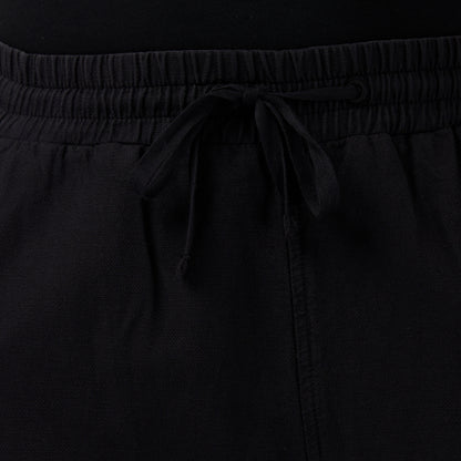 United4 Regular Fit Erkek Siyah Pantolon