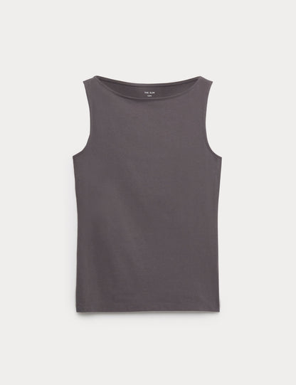 Pamuk Karışımlı Slim Fit Üst