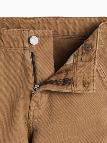 Kahverengi 90s Loose Jean Pantolon