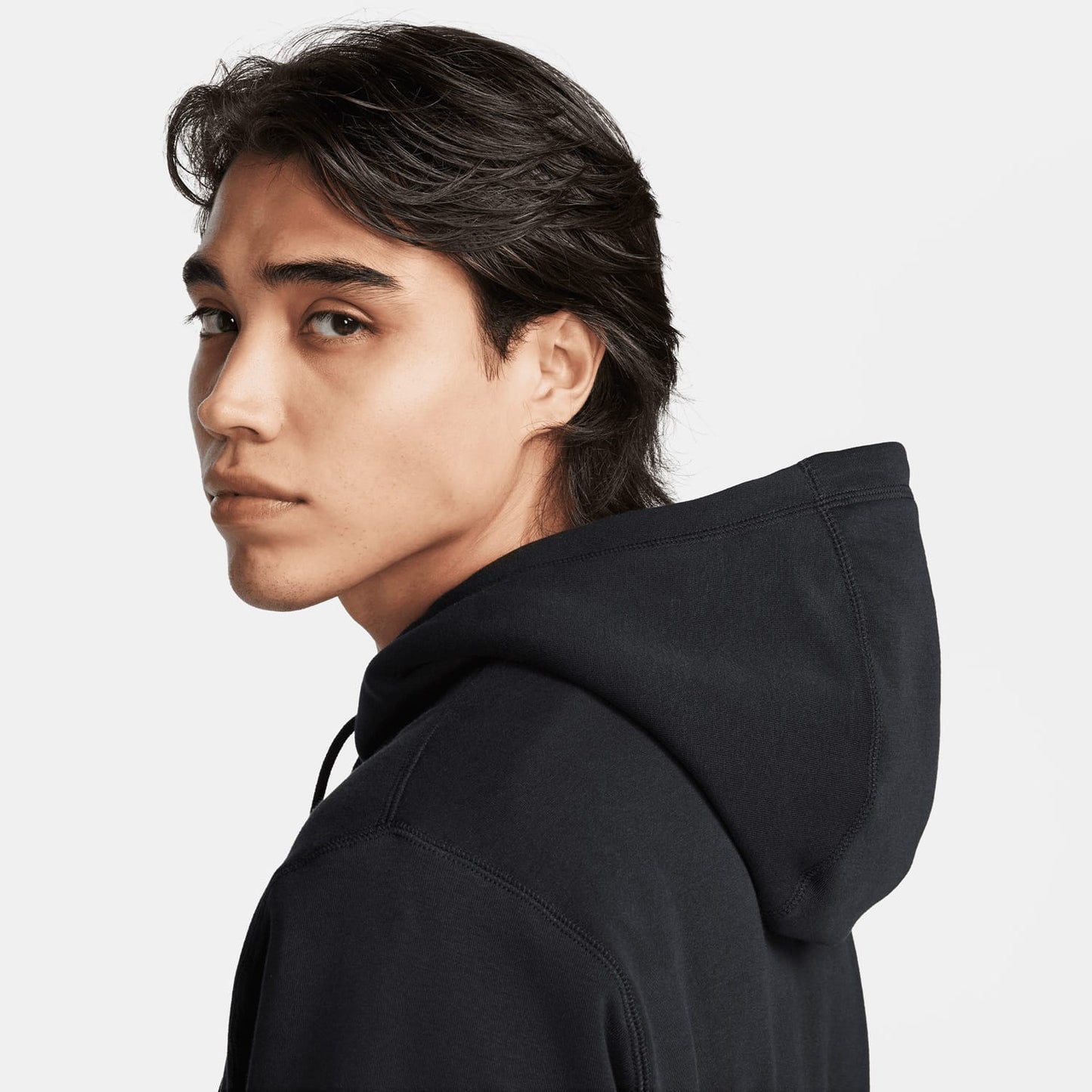 Nike Club Fleece Erkek Siyah Hoodie