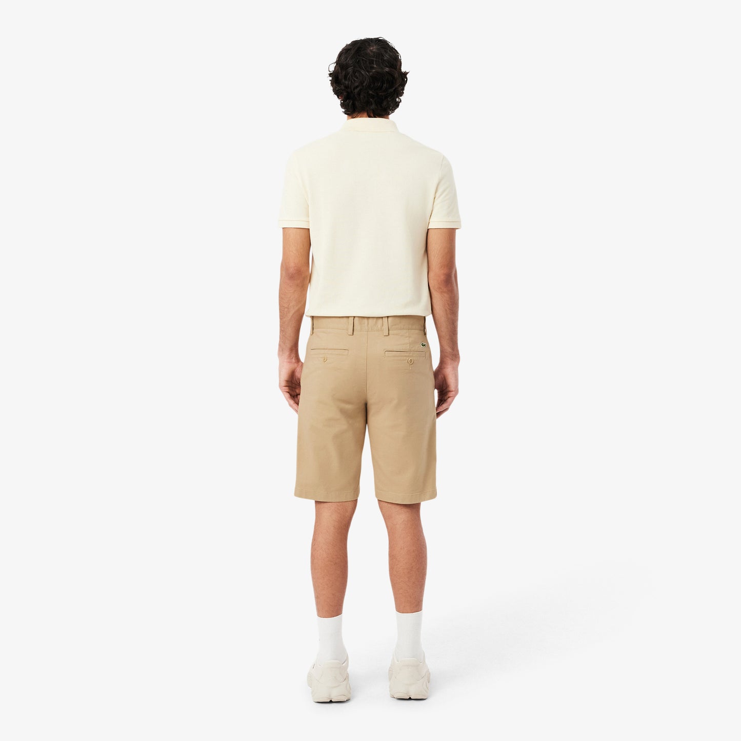 Lacoste Erkek Slim Fit Bej Bermuda Şort