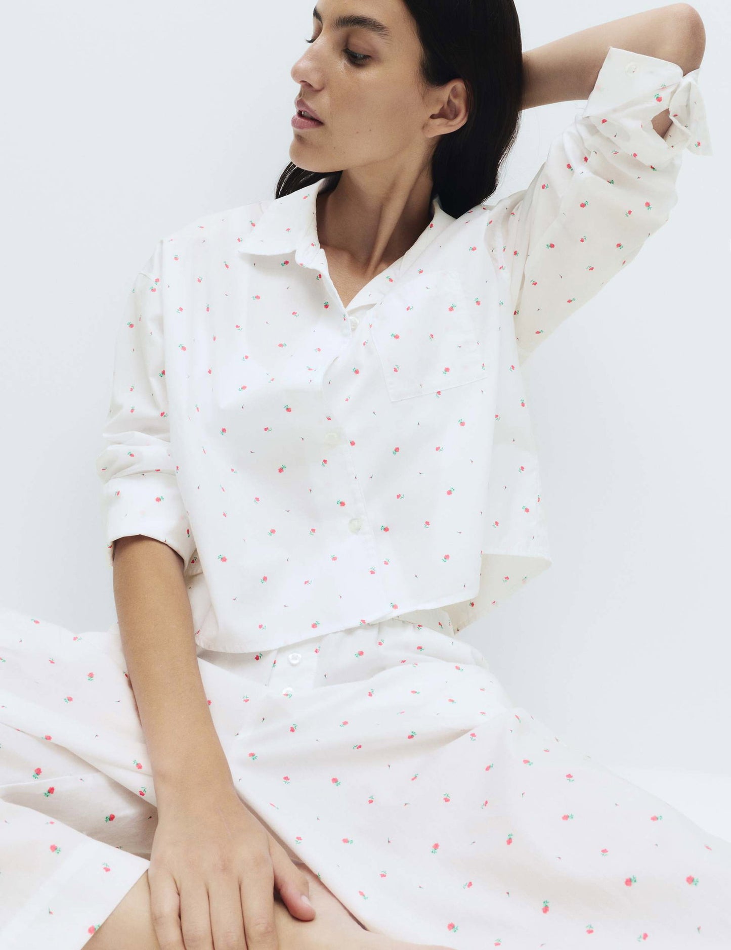 Desenli Pijama Üstü