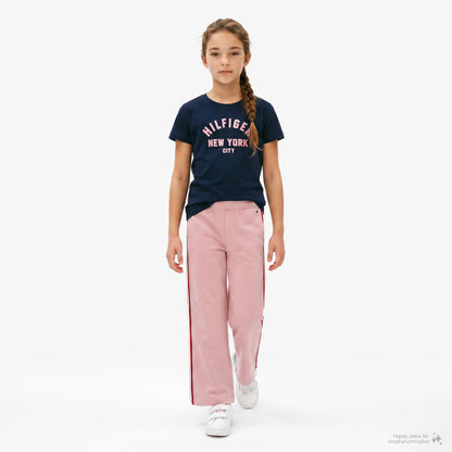 Tommy Hilfiger Tape Çocuk Pembe Eşofman Alti