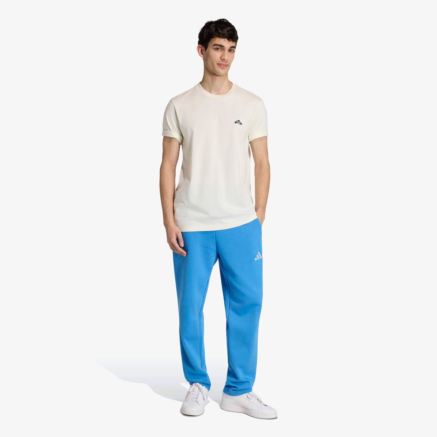 Adidas Slide Erkek Beyaz T-shirt