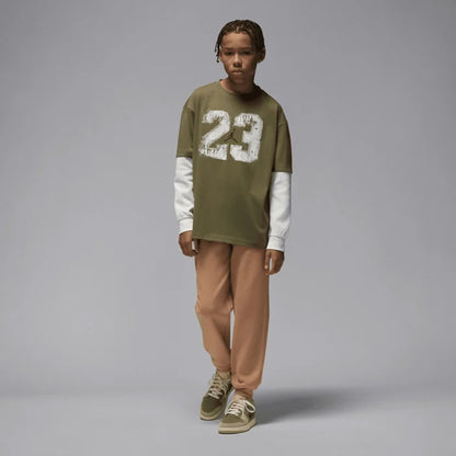 Jordan Jdb Mvp 23 2fer Çocuk Yeşil Sweatshirt