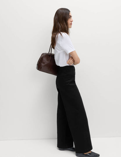 Yüksek Bel Wide Leg Grazer Jean
