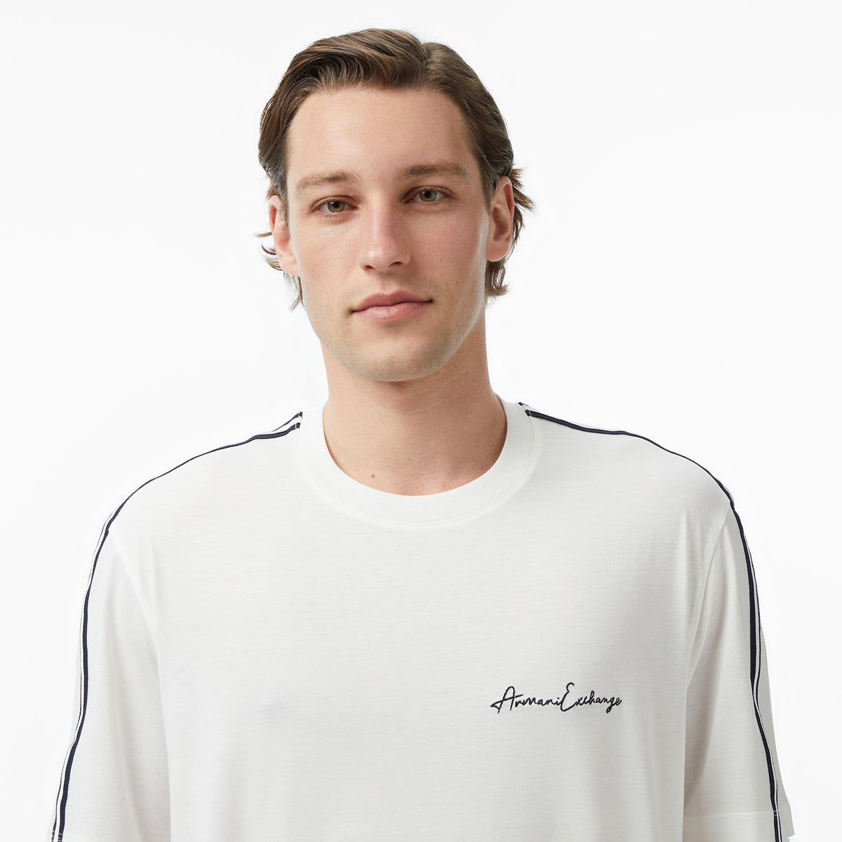 Armani Exchange Erkek Beyaz T-shirt