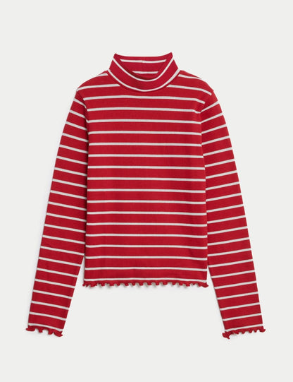 Çizgili Uzun Kollu T-shirt (6-16 Yaş)