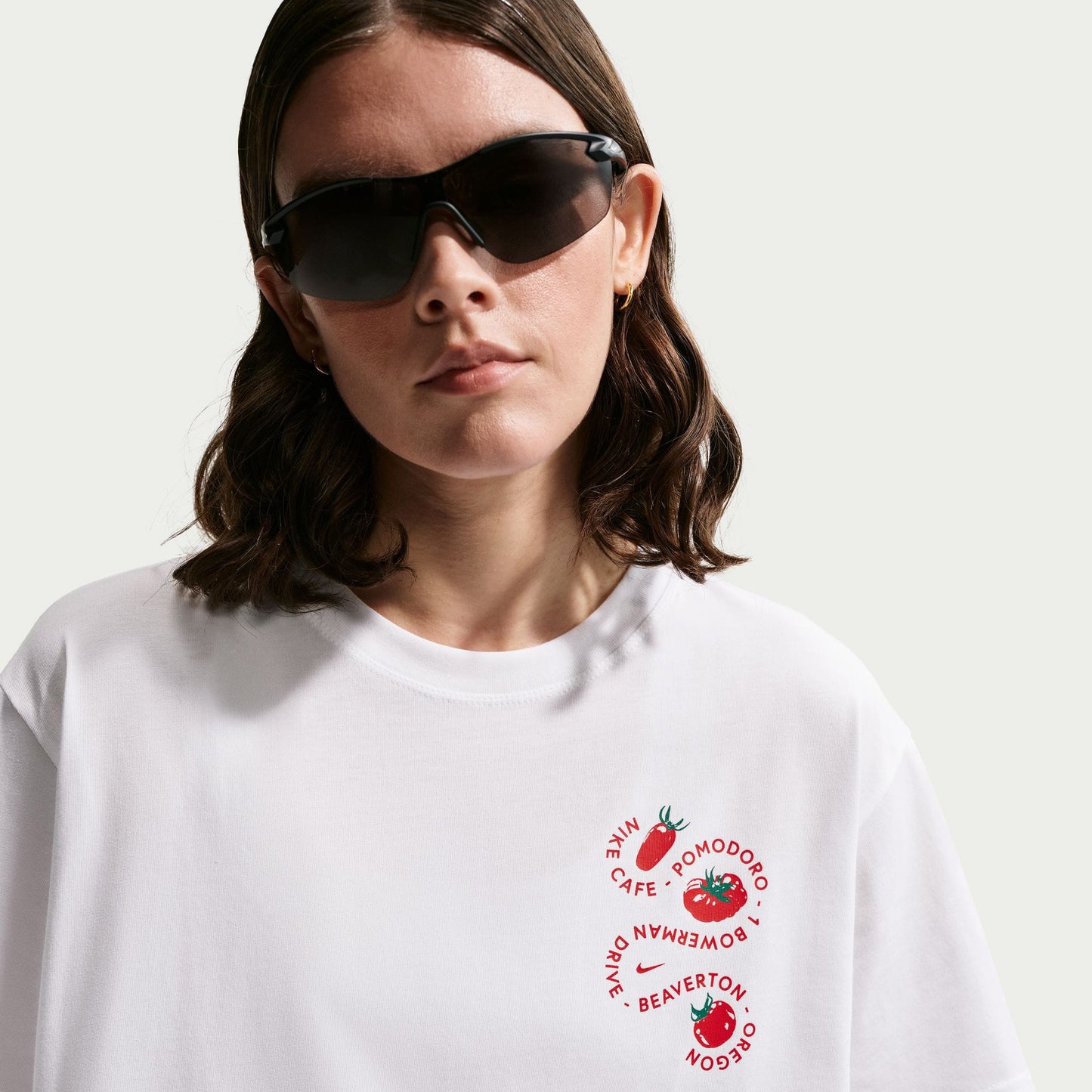 Nike Sportswear Classics Bf Cafe Tomato Kadın Beyaz T-shirt