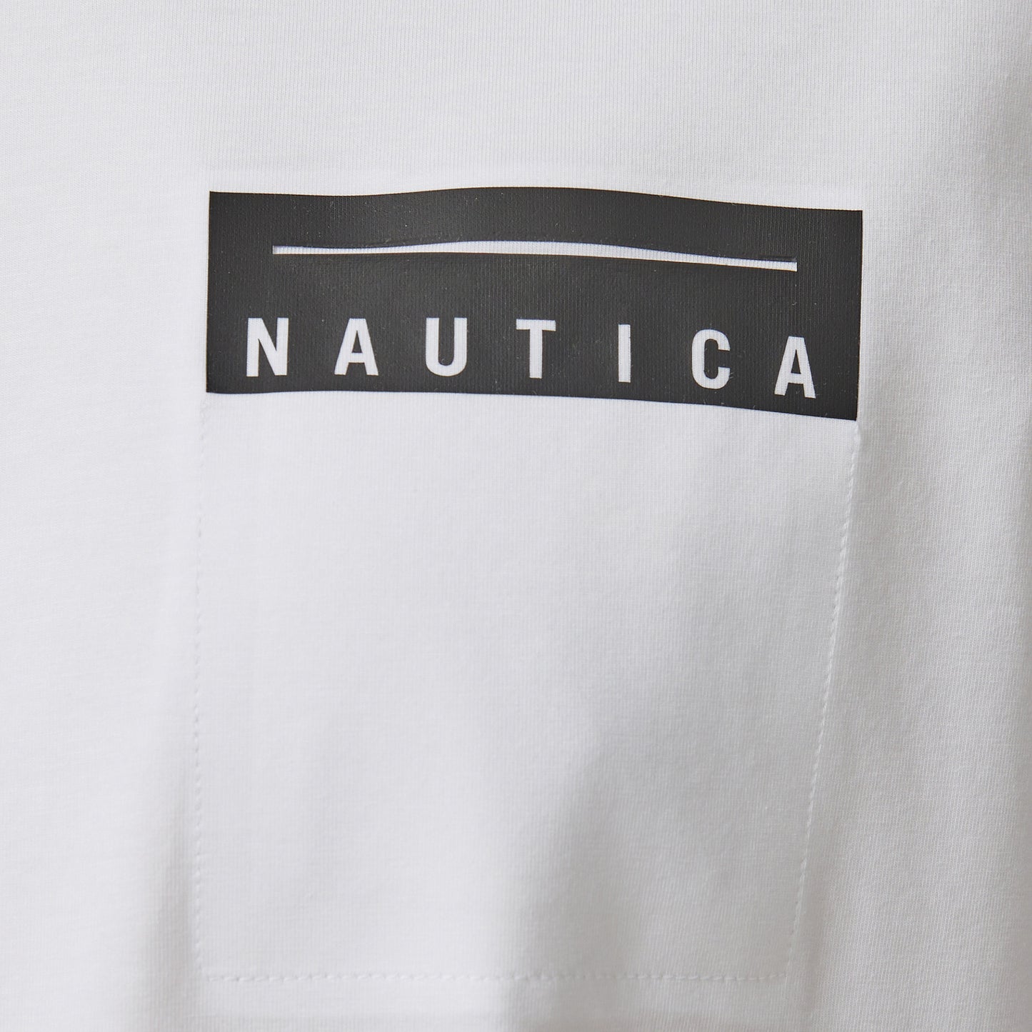Nautica Erkek Beyaz Regular Fit Baskılı T-shirt