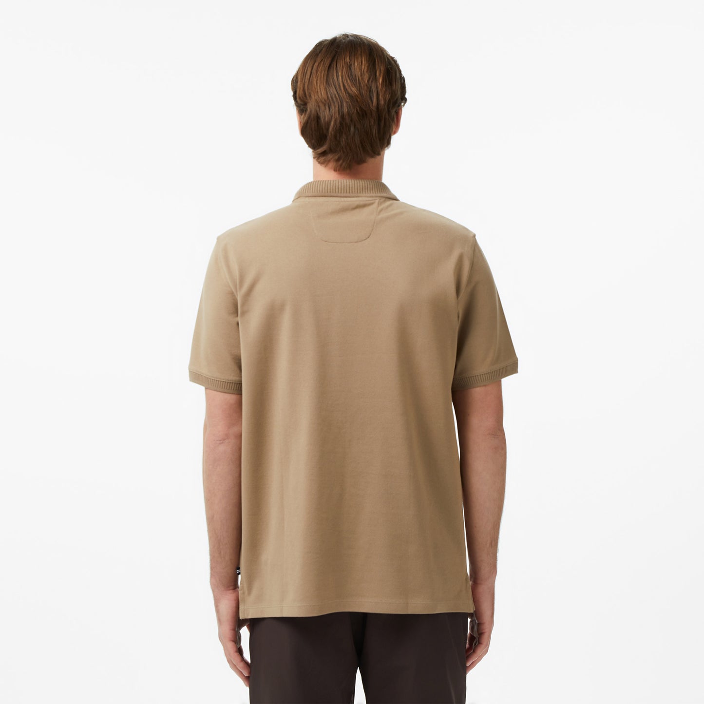 Nautica Erkek Bej Regular Fit Polo Yaka T-shirt