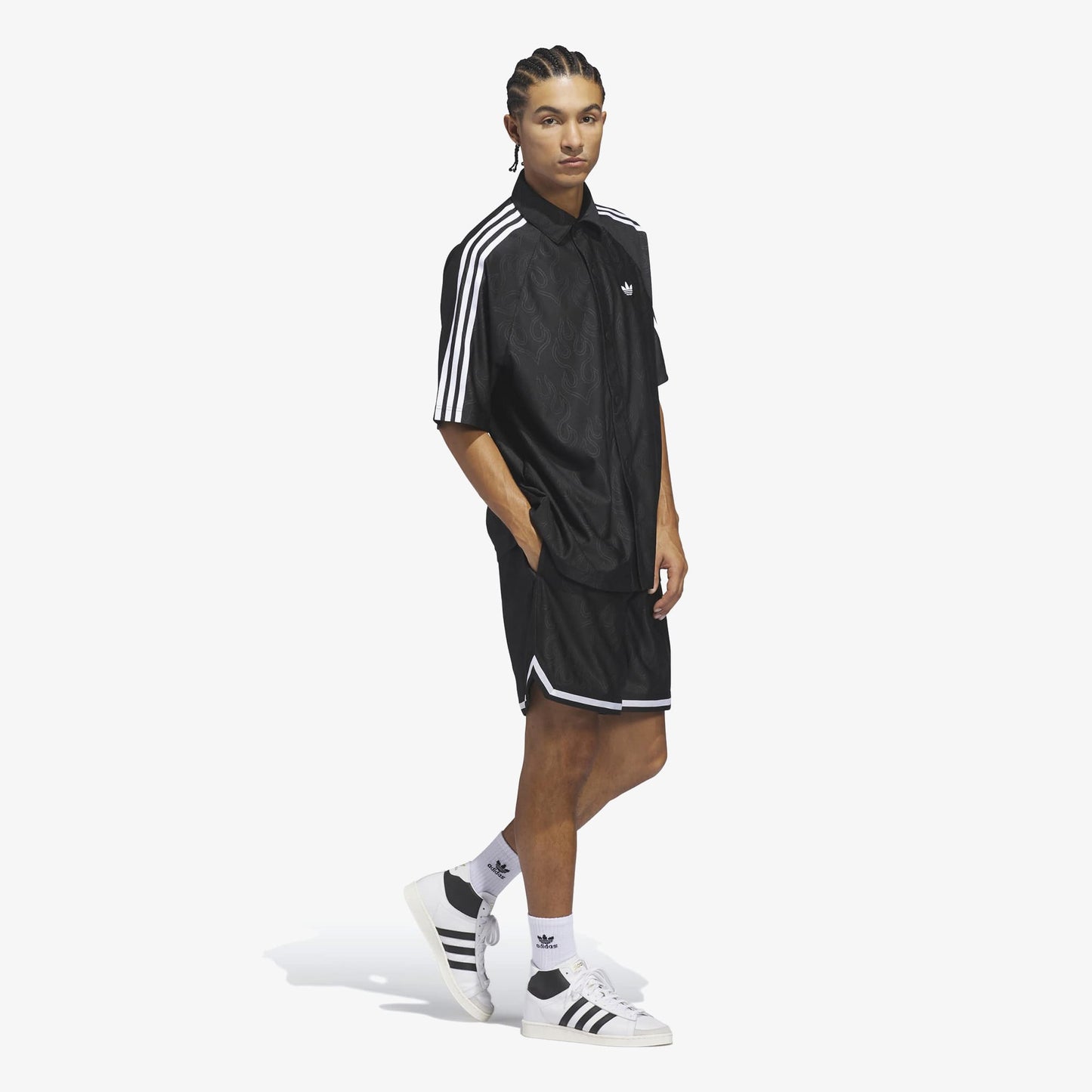 Adidas Jacquard Short Unisex Siyah Şort