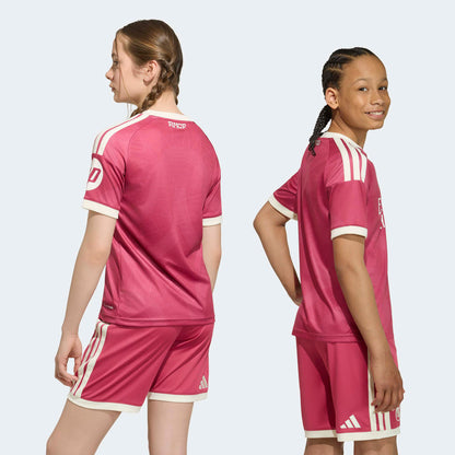 Adidas Real 3 Jsy Y Çocuk Pembe Forma