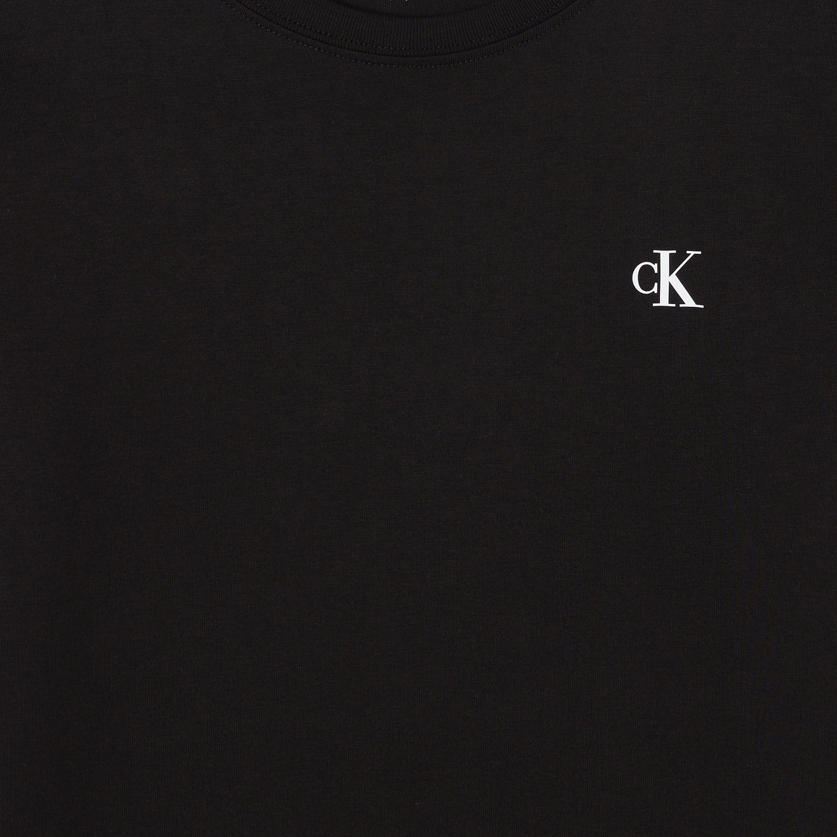 Calvin Klein 2'li Chest Mono Çocuk Siyah T-shirt