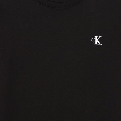Calvin Klein 2'li Chest Mono Çocuk Siyah T-shirt