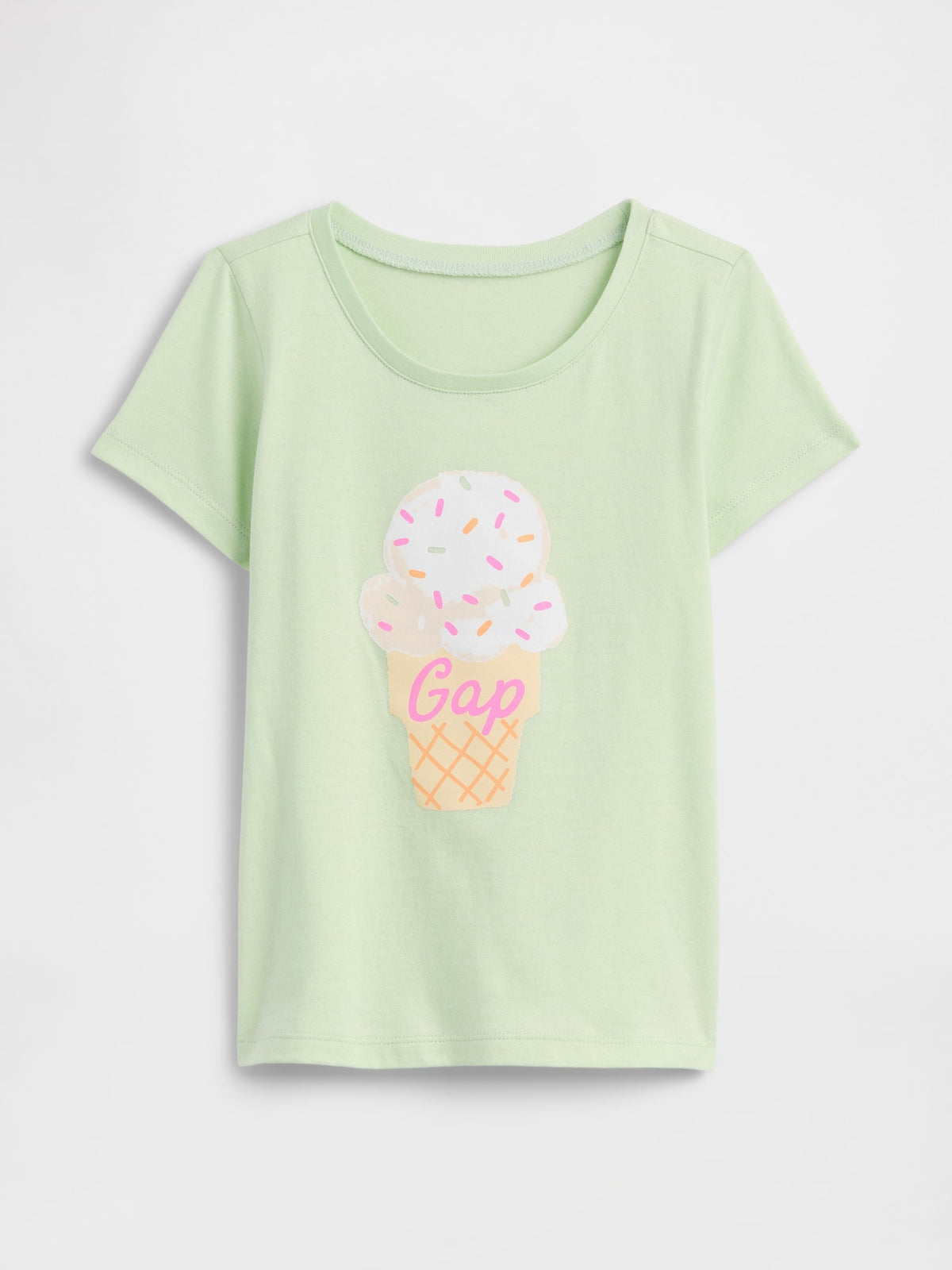 Yeşil Grafik Baskılı T-shirt