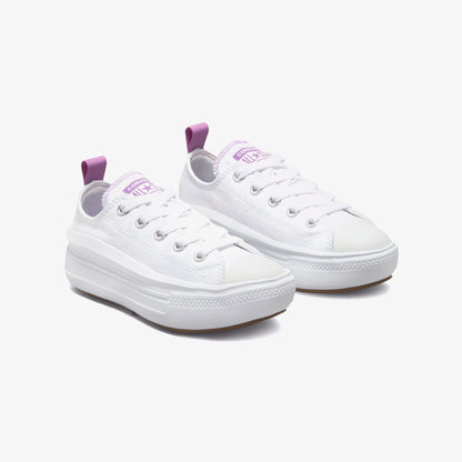 Converse Chuck Taylor All Star Move Canvas Platform Çocuk Beyaz Sneaker