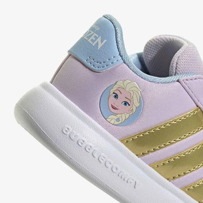 Adidas X Disney Grand Court Elsa Bebek Mor Spor Ayakkabı