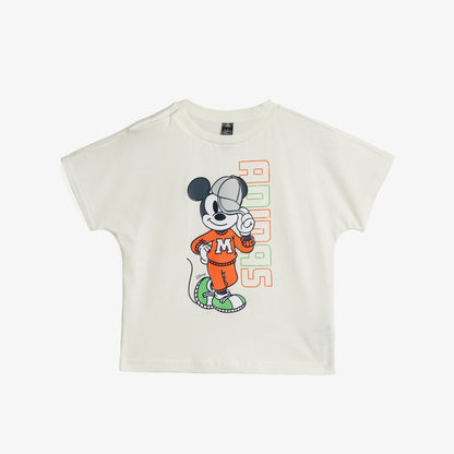 Adidas Disney Mickey Mouse Bebek Beyaz T-shirt