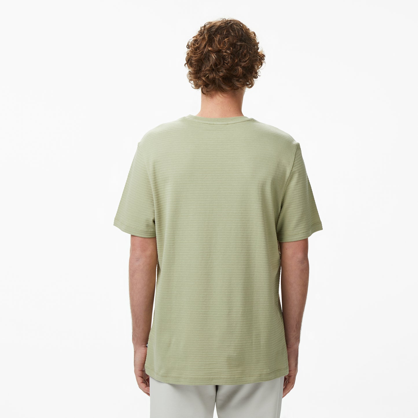 Nautica Erkek Yeşil Regular Fit Çizgili T-shirt
