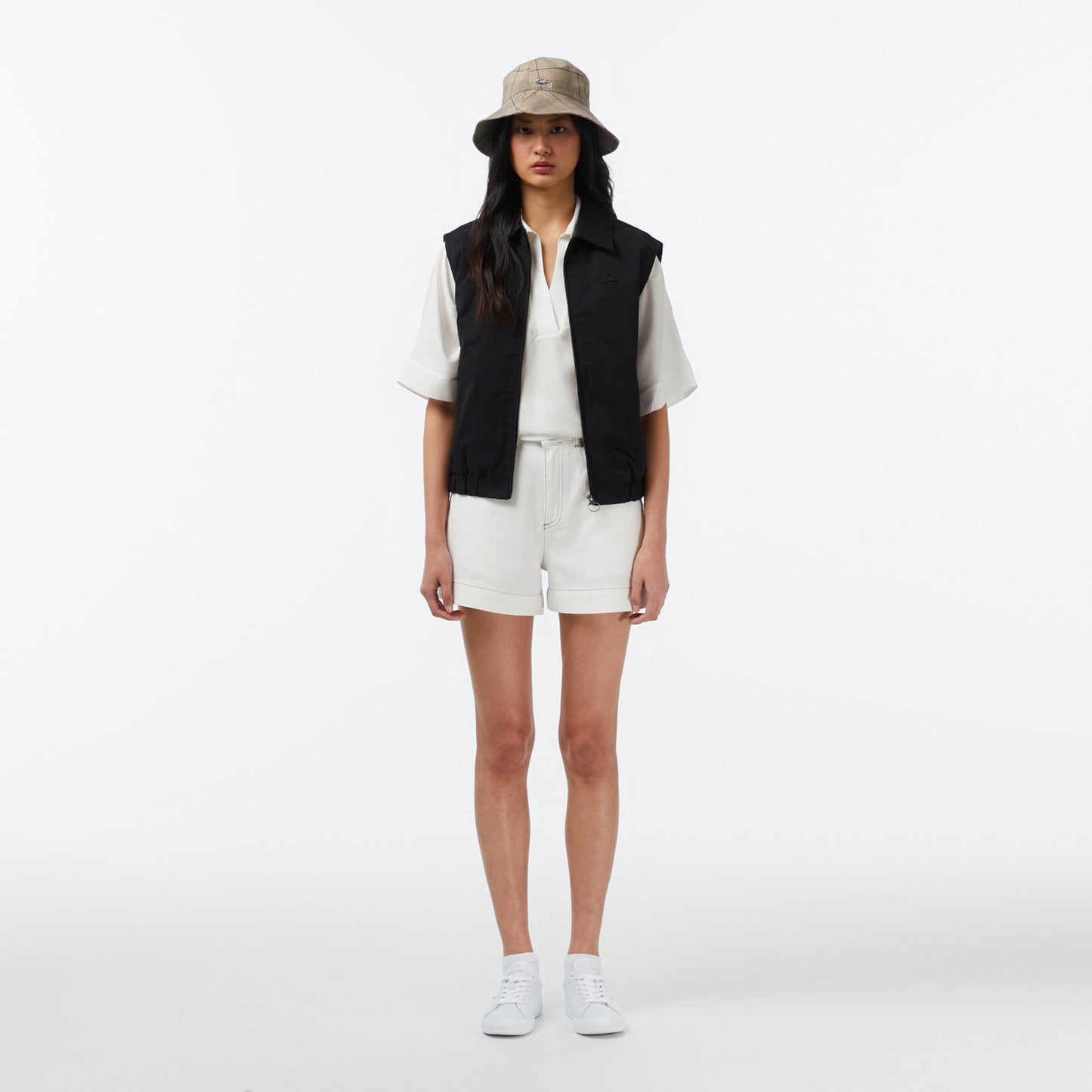 Lacoste Kadın Regular Fit Siyah Yelek