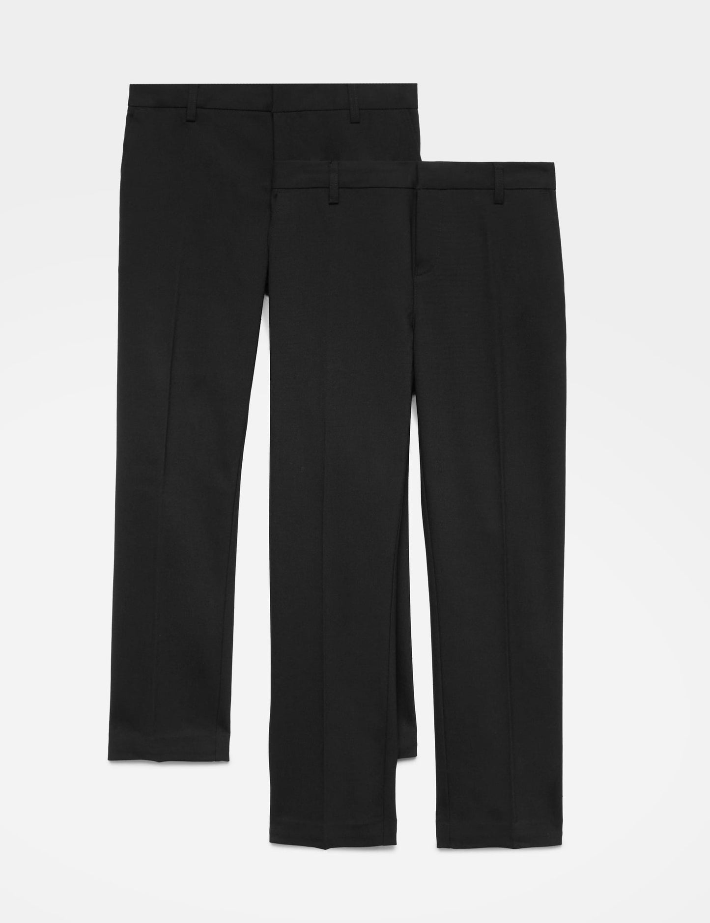 2'li Erkek Çocuk Slim Fit Esnek Okul Pantolonu (2-18 Yaş)