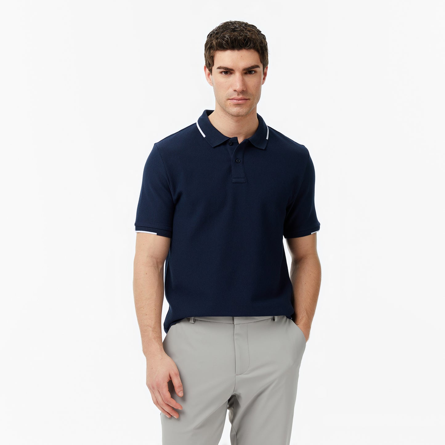 Nautica Erkek Lacivert Regular Fit Polo Yaka T-shirt