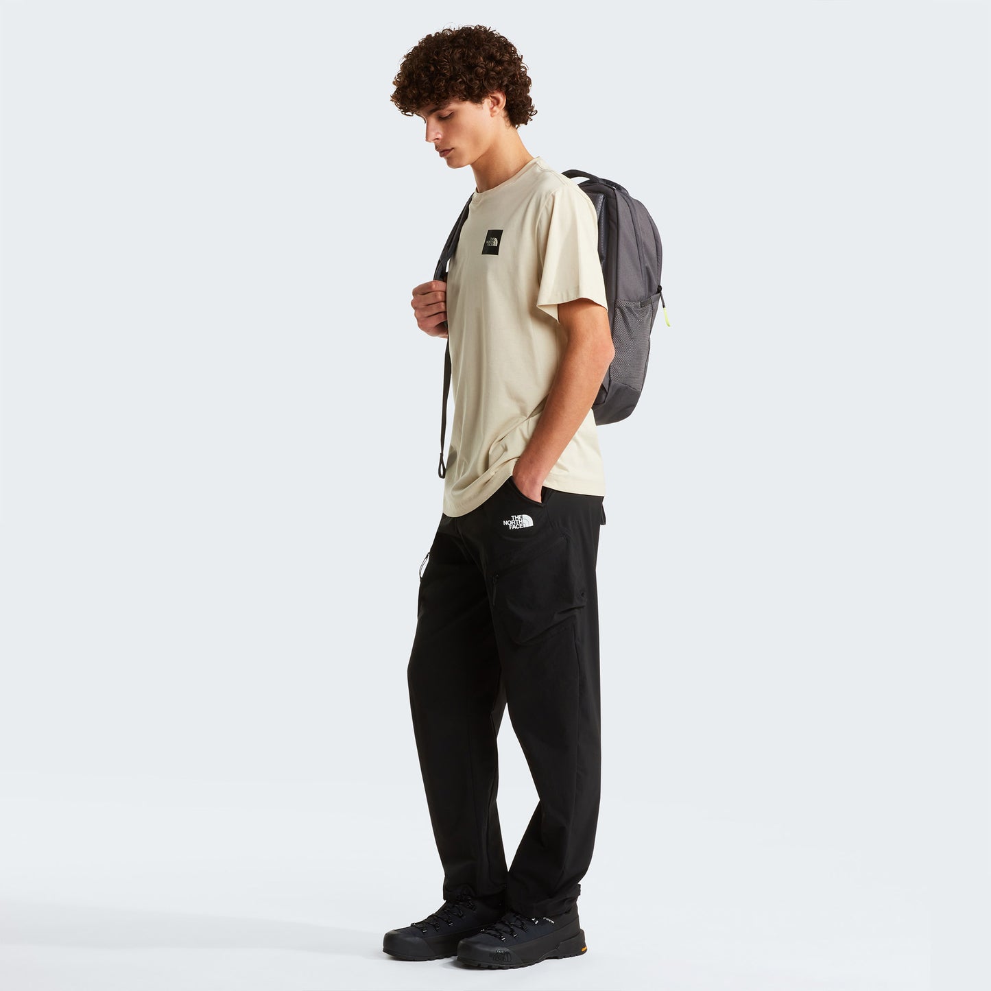 The North Face Evolution Box Half Dome Regular Erkek Bej T-shirt