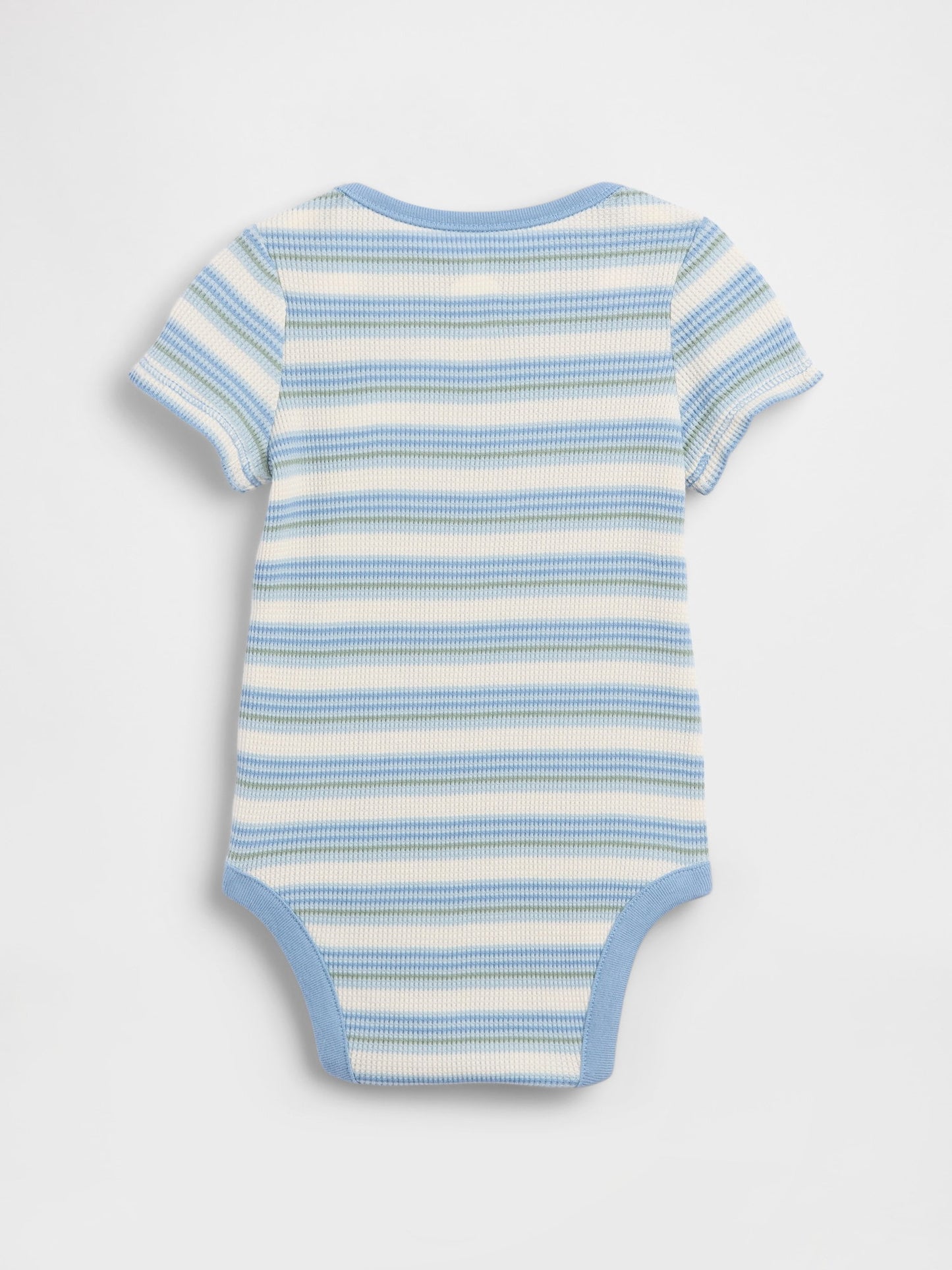 Açık Mavi First Favorites Waffle Bodysuit
