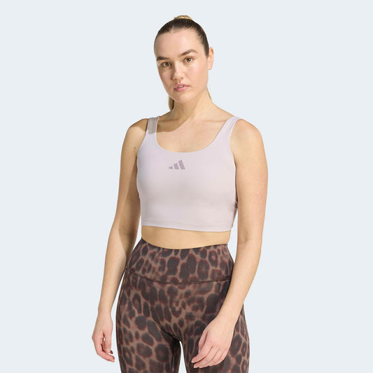 Adidas Optime Power Kadın Lila Crop T-shirt