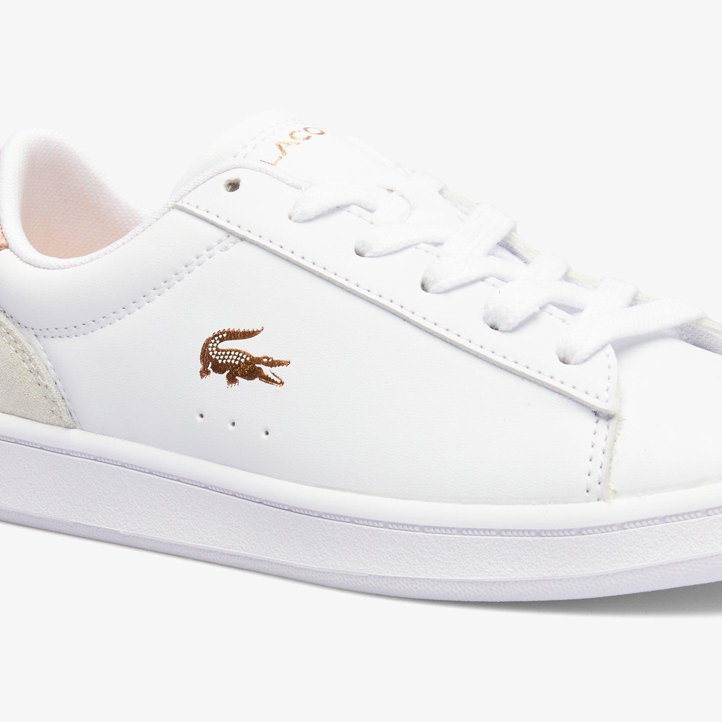 Lacoste Carnaby Çocuk Gold Beyaz Spor Ayakkabı