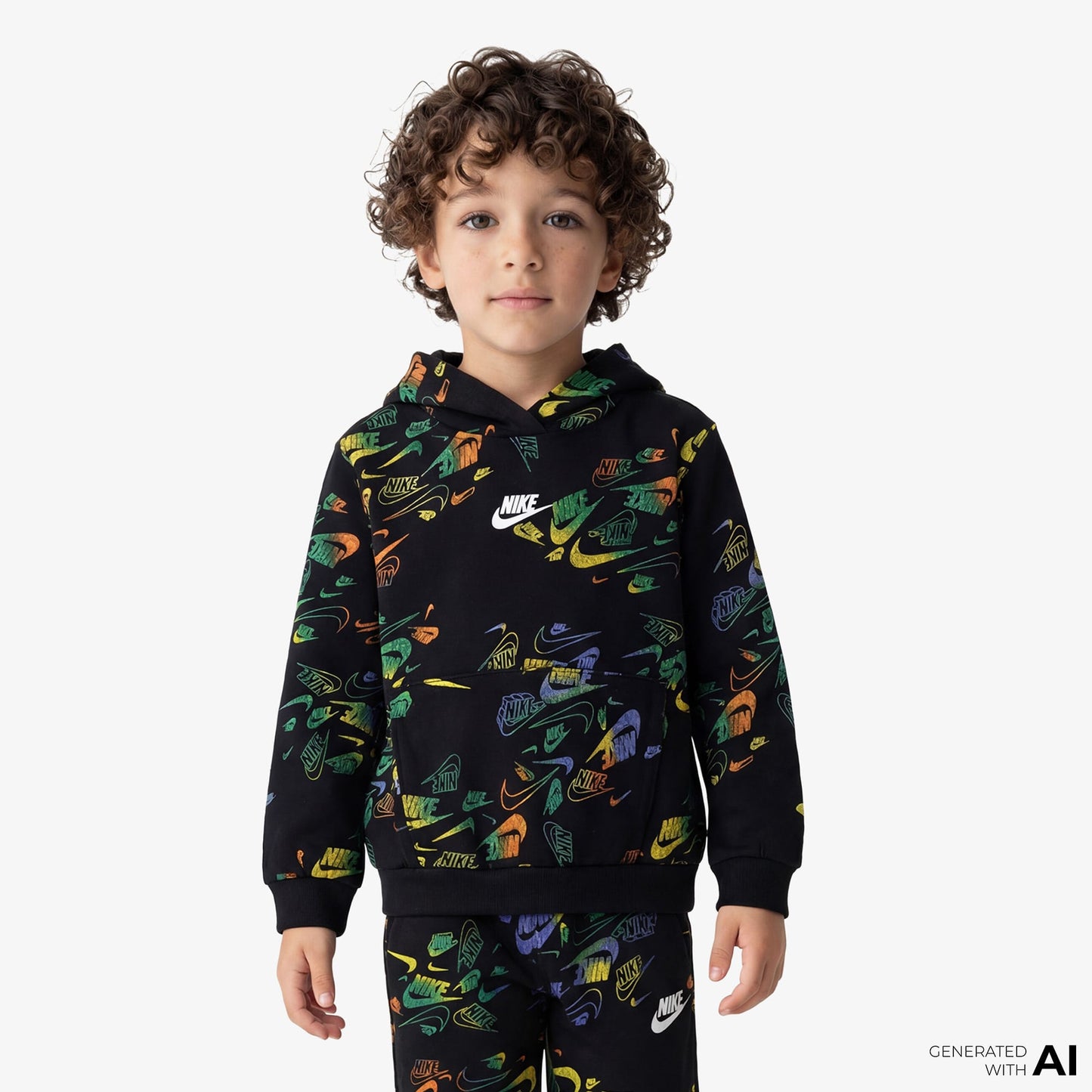 Nike Sportswear Reveal Çocuk Siyah Sweatshirt