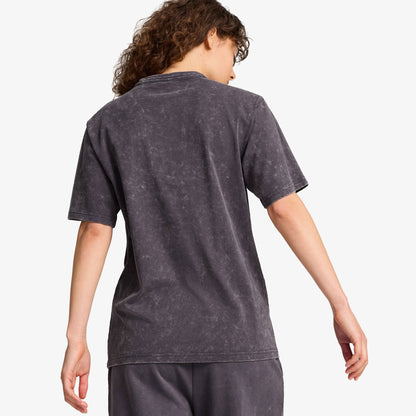 Puma Dare To Relaxed Washed Kadın Gri T-shirt