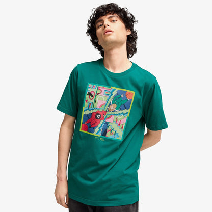 Puma X Squid Game Erkek Yeşil T-shirt