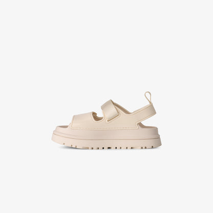 Ugg Goldenglow Glossy Sparkles Çocuk Krem Sandalet