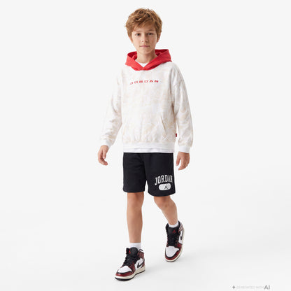 Jordan Jdb Mj Brooklyn Çocuk Krem Sweatshirt