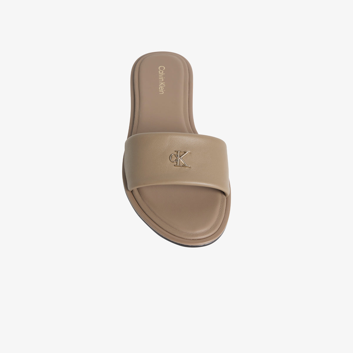 Calvin Klein Round Flat Kadın Gri Terlik