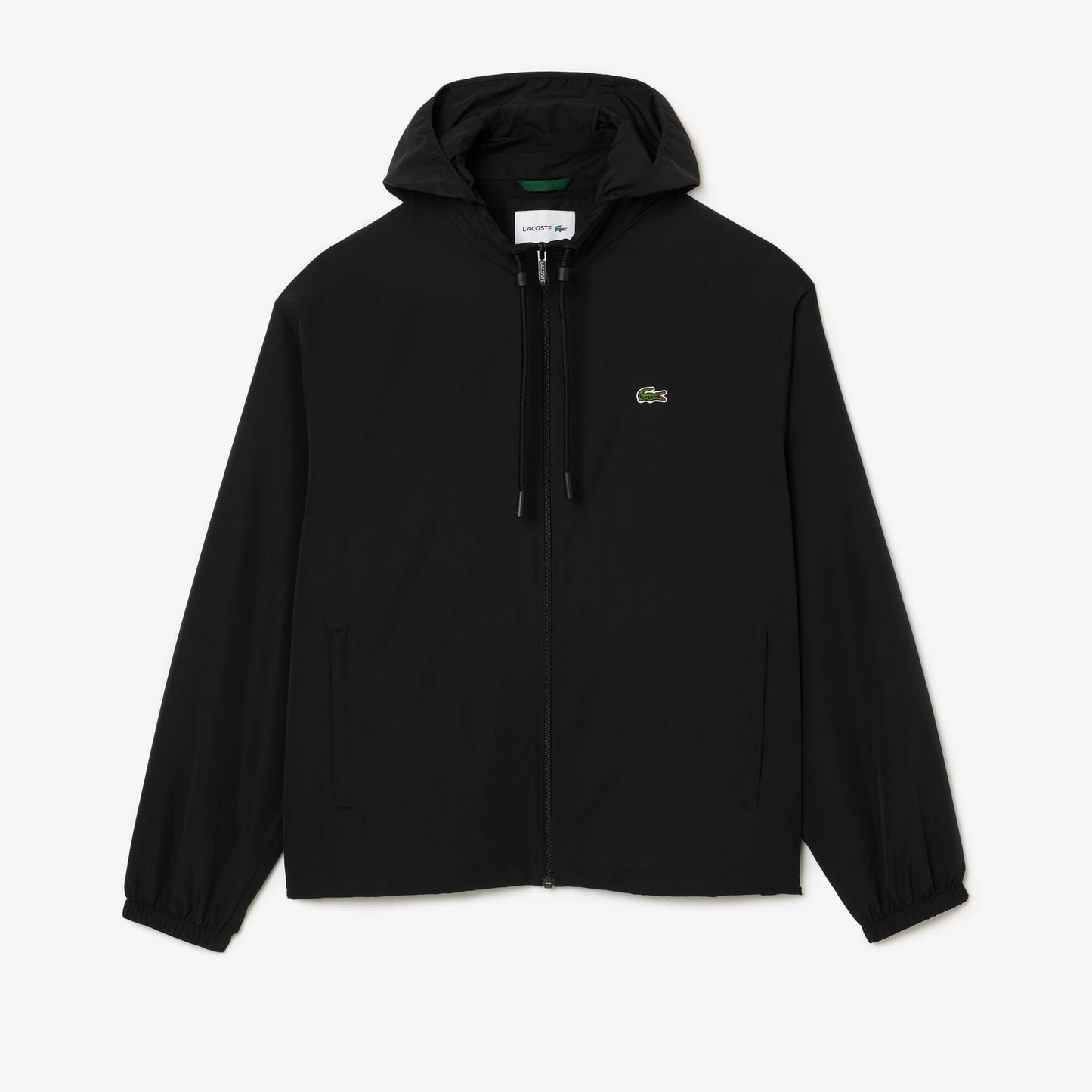 Lacoste Classic Erkek Kapüşonlu Siyah Mont