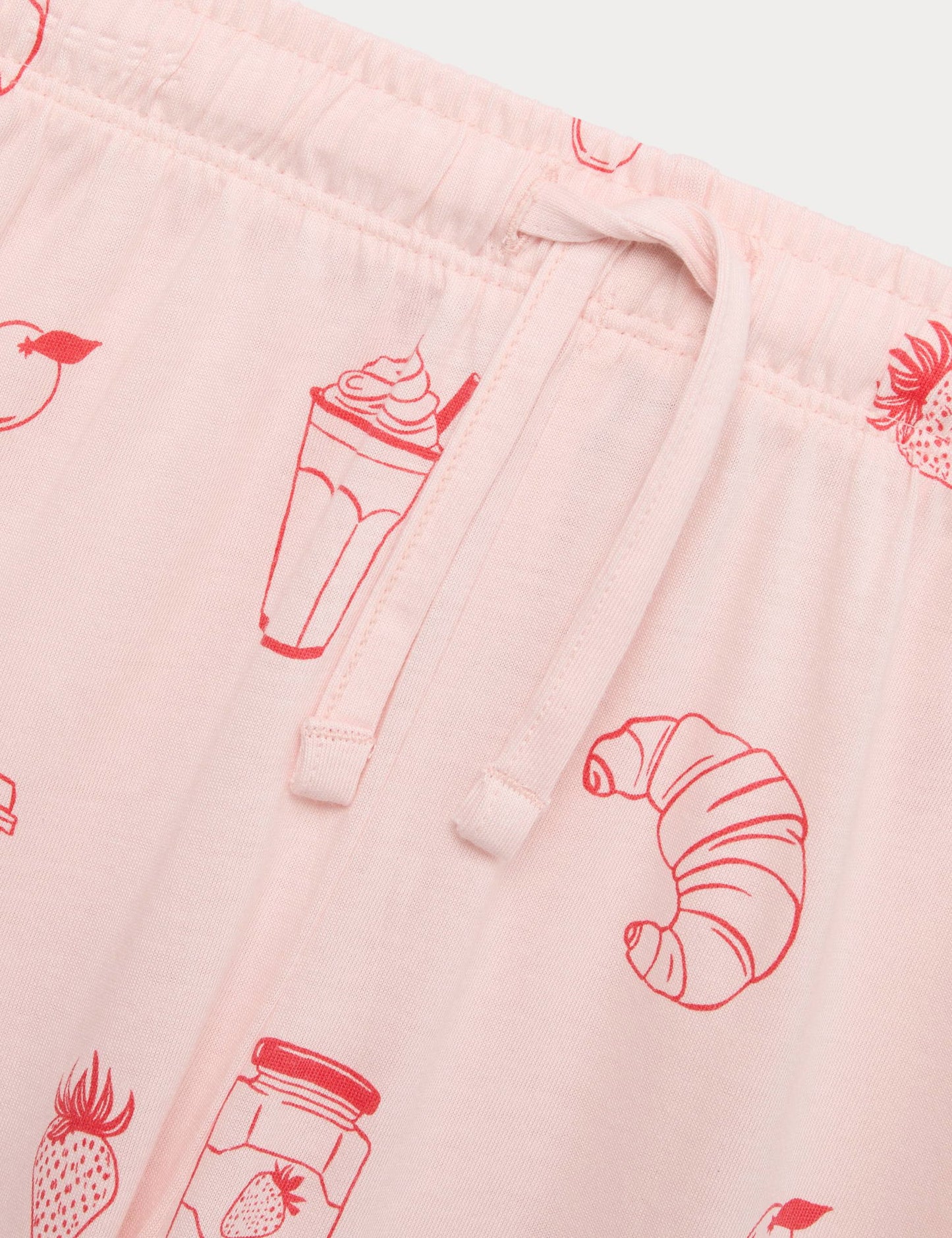 Desenli Pijama Takımı